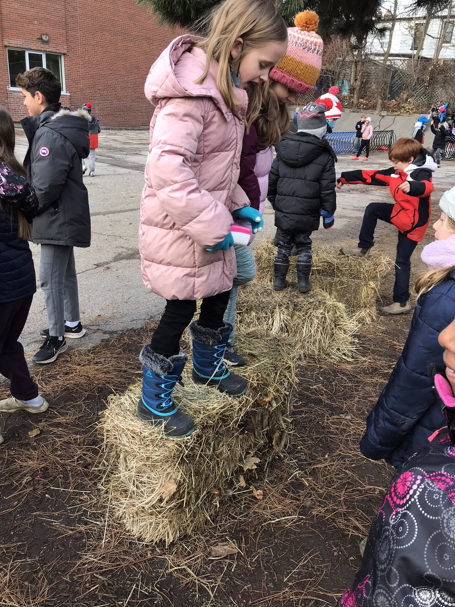 New for OPAL play - four hay bails!  <a href="/McMurrichParent/">McMurrich Parents</a>