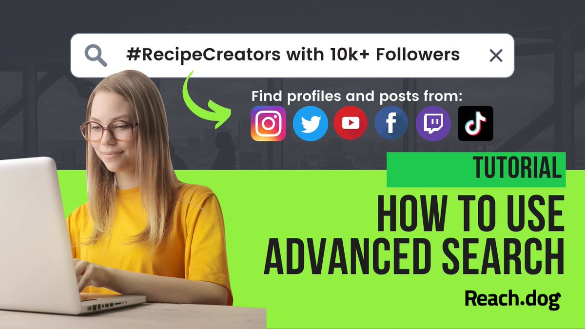 It's easy to make an advanced #search with our <a href="/reach_dog/">ReachDog</a> #socialmedia #searchengine.
Search #profiles like:
- #Creators, #Influencers &amp; #brands
- #Hashtags
- #Mentions
- #Photos

#ReachDog search engine is #FREE! No account's required.

Link here: bit.ly/3gsKjmb