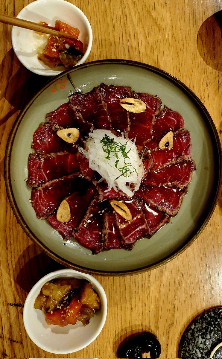 sfcfall's tweet photo. Beef Tataki by @ChisouLondon #japanesefood https://t.co/0BrjIBngel
