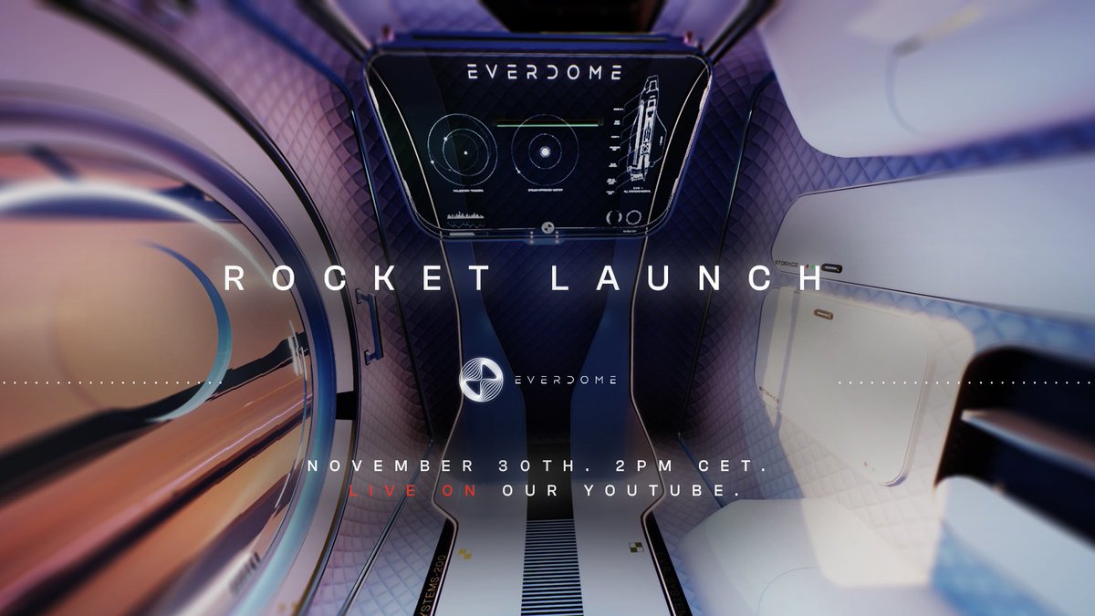 DOME_Community's tweet photo. ❤️ &amp; RT if you are excited about Everdome’s maiden rocket launch. 🚀

🚨 Live stream on YouTube - https://t.co/Y4JxcVci7W

#TheJourneyHasBegun https://t.co/VgmfkaGuvJ