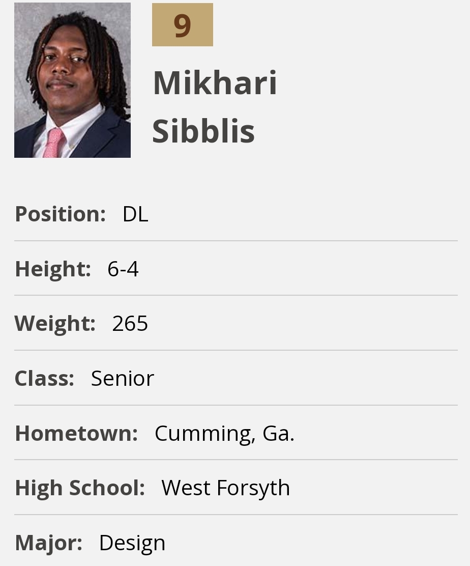 FarrellPortal (@farrellportal) on Twitter photo Lehigh DL Mikhari Sibblis entered the portal as a grad transfer; in his last 22 games he totaled 87 tackles, 11.5 TFL and 6 sacks <a href="/mikhari_s/">Mikhari Sibblis</a> Lehigh DL Mikhari Sibblis entered the portal as a grad transfer; in his last 22 games he totaled 87 tackles, 11.5 TFL and 6 sacks <a href="/mikhari_s/">Mikhari Sibblis</a>