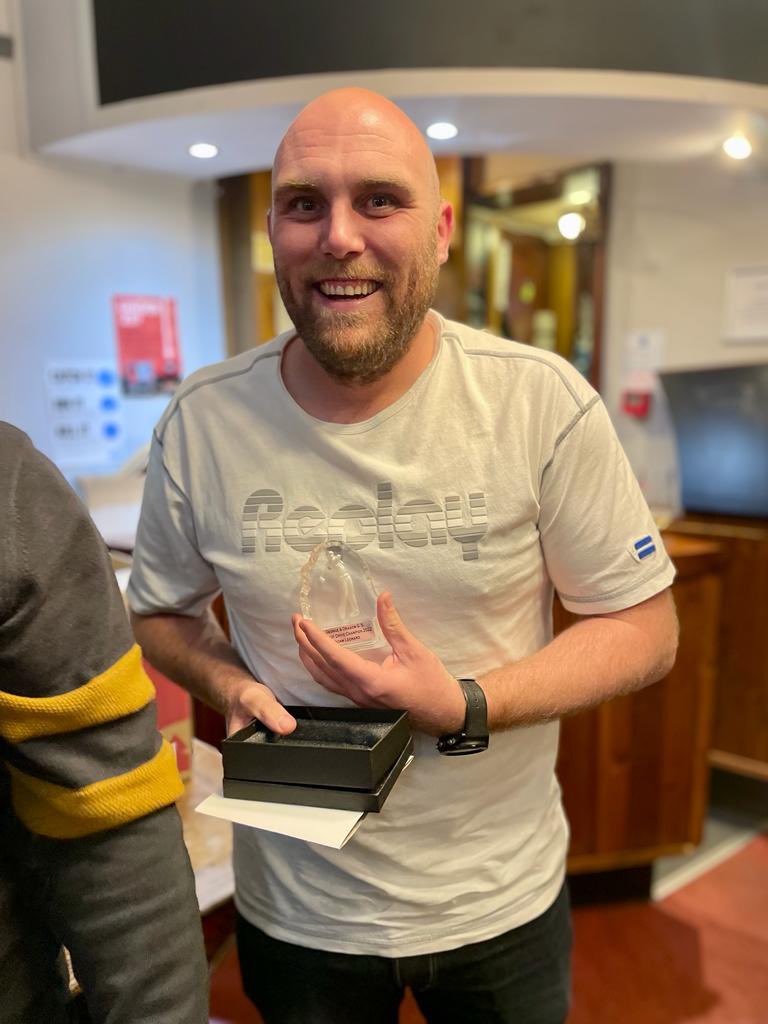 georgedragonGs's tweet photo. After a top year the big winner was @Lenny_Leopard. He was the 2022 champion, while also claiming the Golf Day title & had the most long drive wins over the season! The best news was his speech didn’t last too long,so really everyone was a winner! #welldonefoggy #presentation2022 https://t.co/nN3vkfmjTC