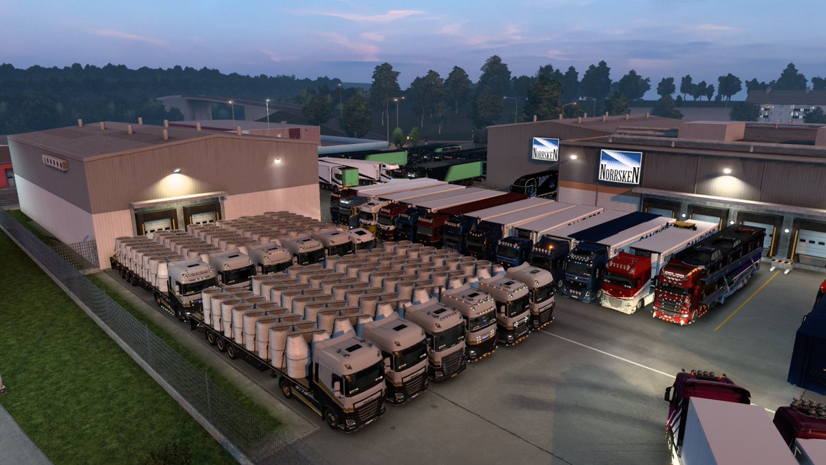 GlobalCargo_VTC's tweet photo. We had fun attending @PrimeVTC 's convoy this evening. Thanks for having us!

📷 Voltera, Jerry Arrow &amp; hjvg

#ETS2 #BestCommunityEver #EuroTruckSimulator2 https://t.co/seVZfyVyIh