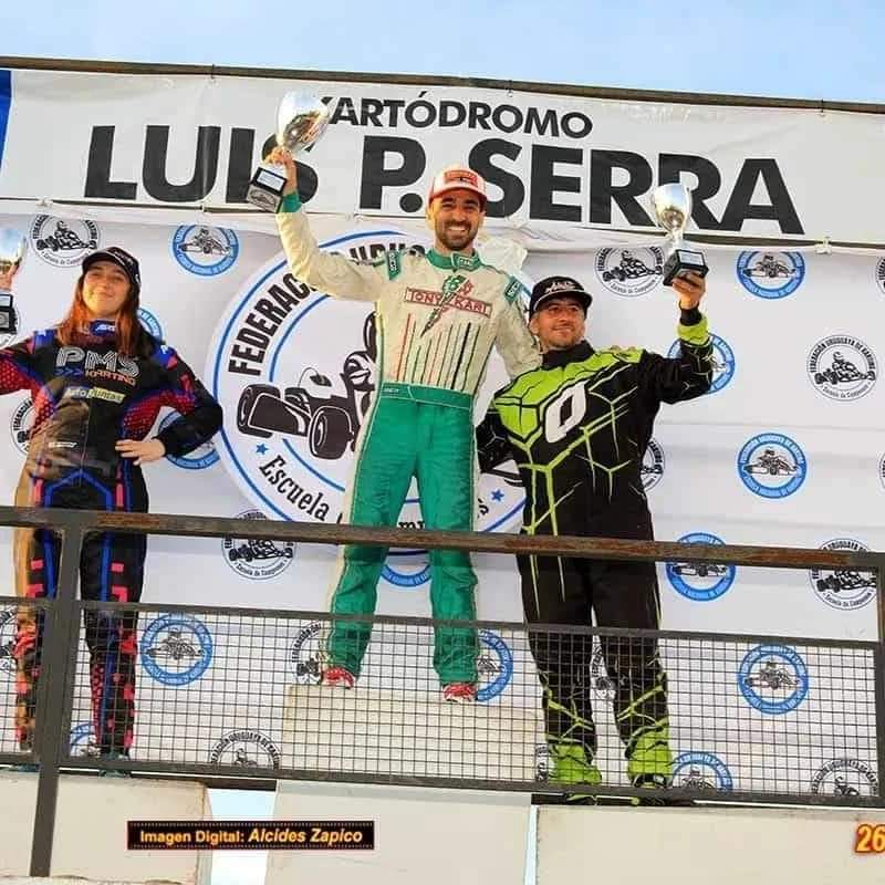 PandoCentro's tweet photo. Desde el Centro Protección Choferes de Pando felicitamos a nuestro socio Gonzalo Ferrari quien en el día de ayer se consagró Campeón Nacional de Karting en la Cat. F5 Senior 🏁🏆 https://t.co/0Ehh3opoUw