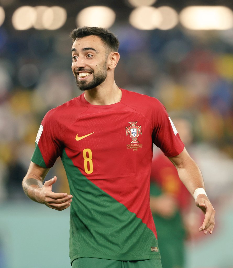 2 goals and 2 assists in 2 World Cup games for Bruno Fernandes.

Manchester United's Portuguese magnifico 🇵🇹 🔥