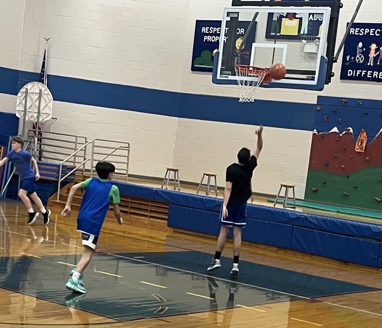 Steve Dunham on Twitter "Checking out some modified basketball