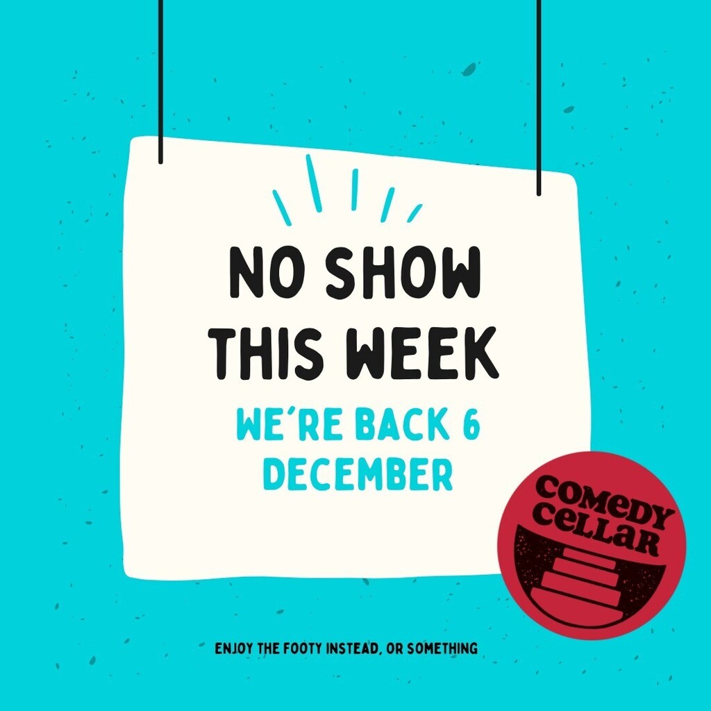 ComedyCellarV's tweet photo. We're taking the week off so we can concentrate on watching USA vs Iran or something in the footerball!

@verveleeds has got big screens and plenty of drinks for the FIFAs and that 🍻

We're back on 6th December with our final show of the year!!! 🎉
#l… https://t.co/eToF8lx3Jd https://t.co/MCXxHX1sAY