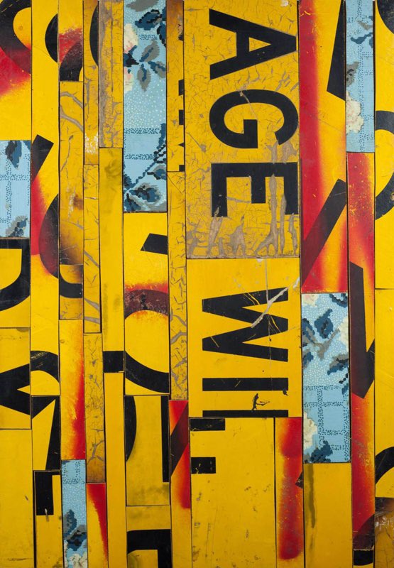 _MattLamont's tweet photo. Love this  1990s work by Rosalie Gascoigne. These collages of found materials inspire me to create more by hand. https://t.co/YaM1GtbC3k