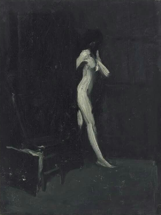 MrEwanMorrison's tweet photo. A simple figure study painted in barely five brushstrokes by Edward Hopper (1902). https://t.co/JCTC2Pmium