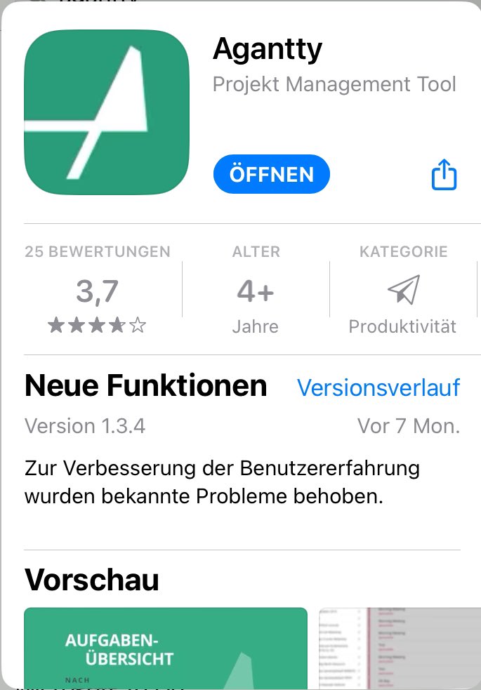 schulentwicklr's tweet photo. #twlz Hurra, #agantty hat endlich seine geniale #Projektmanagement-Software a la Gantt-Chart (kollaborative Meilensteinplanung) als App für iOS &amp; Android herausgebracht. Dicke Empfehlung von mir! 👍👍👍 Lustig finde ich die Altersfreigabe 4+ 🤣🤣🤣 https://t.co/cW1LsTbWN5