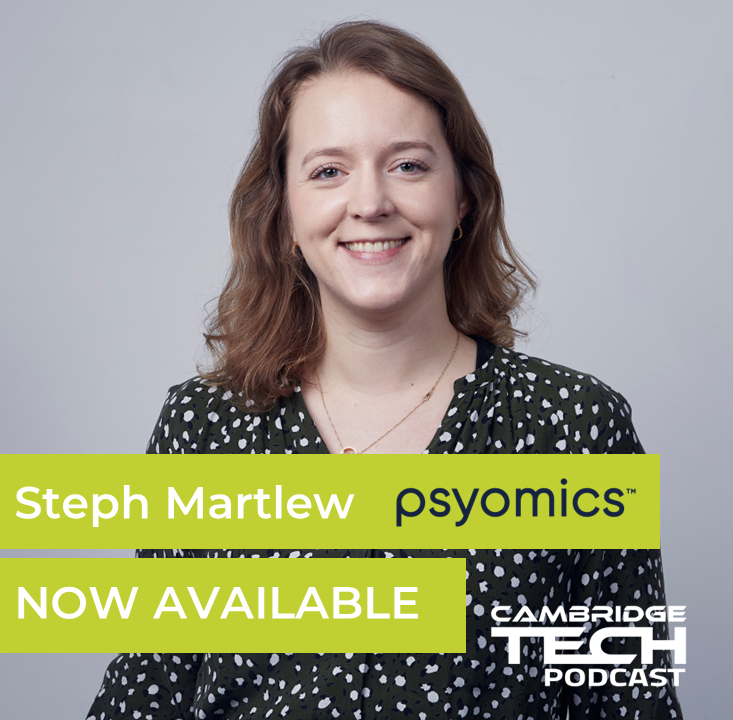 businessweekly's tweet photo. In the latest @CamTechPod Steph Martlew, CEO of @Cambridge_Uni spin-out @Psyomics talks to #CamTechPod hosts @jamesparton and @FayeHollandUK about how the company’s #Censeo platform is improving conditions for people suffering with #mentalhealth issues. https://t.co/x9N7kyclFC https://t.co/zRfP5ylgx5