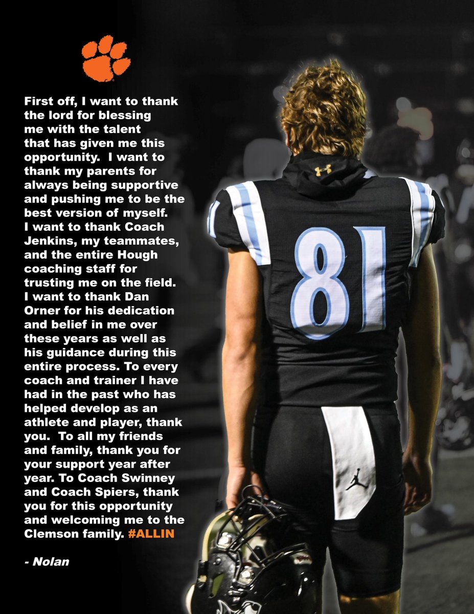 nolanhauser's tweet image. Committed.