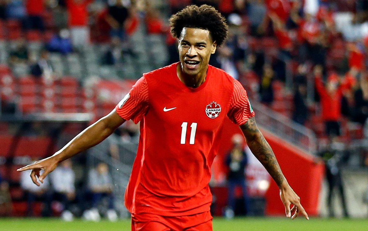 Adams12's tweet image. Are you watching the 2022 World Cup? Did you know that Legacy High Alum Tajon Buchanan is competing as part of the official Canadian World Cup roster Support Tajon Buchanan as he continues to compete in the #worldcup this Thursday, December 1st against Morocco. #FiveStarProud