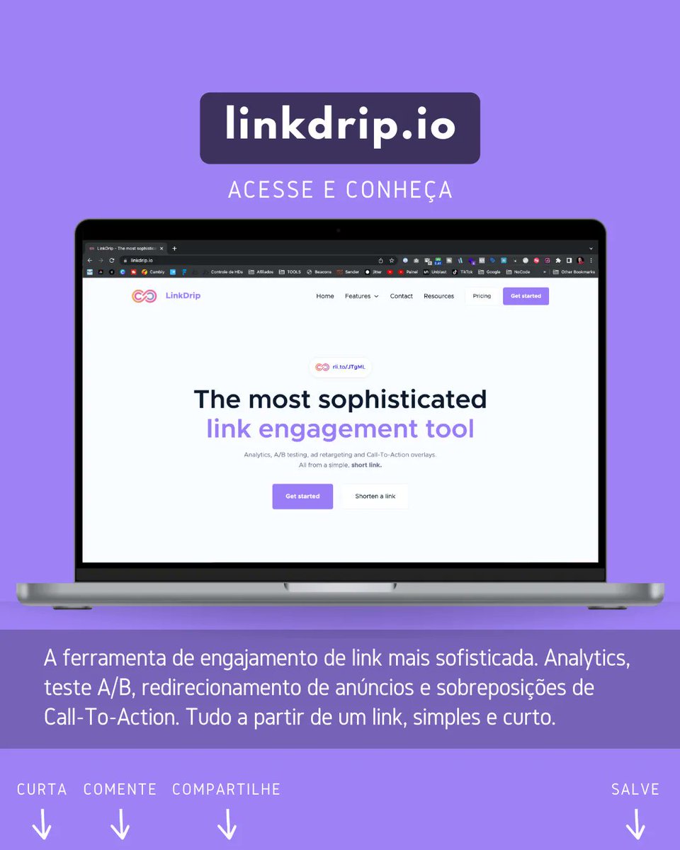 VlogTech4's tweet image. A ferramenta de engajamento de link mais sofisticada. 
Tudo a partir de um link, simples e curto.

Acesse e conheça  🧑🏼‍💻
buff.ly/3F5NMki 

#vlogtech #tecnologia #dicasdigitais #ferramentasdigitais #onlinehacks #onlinetools #websites #lifehacks #digitalmarketing