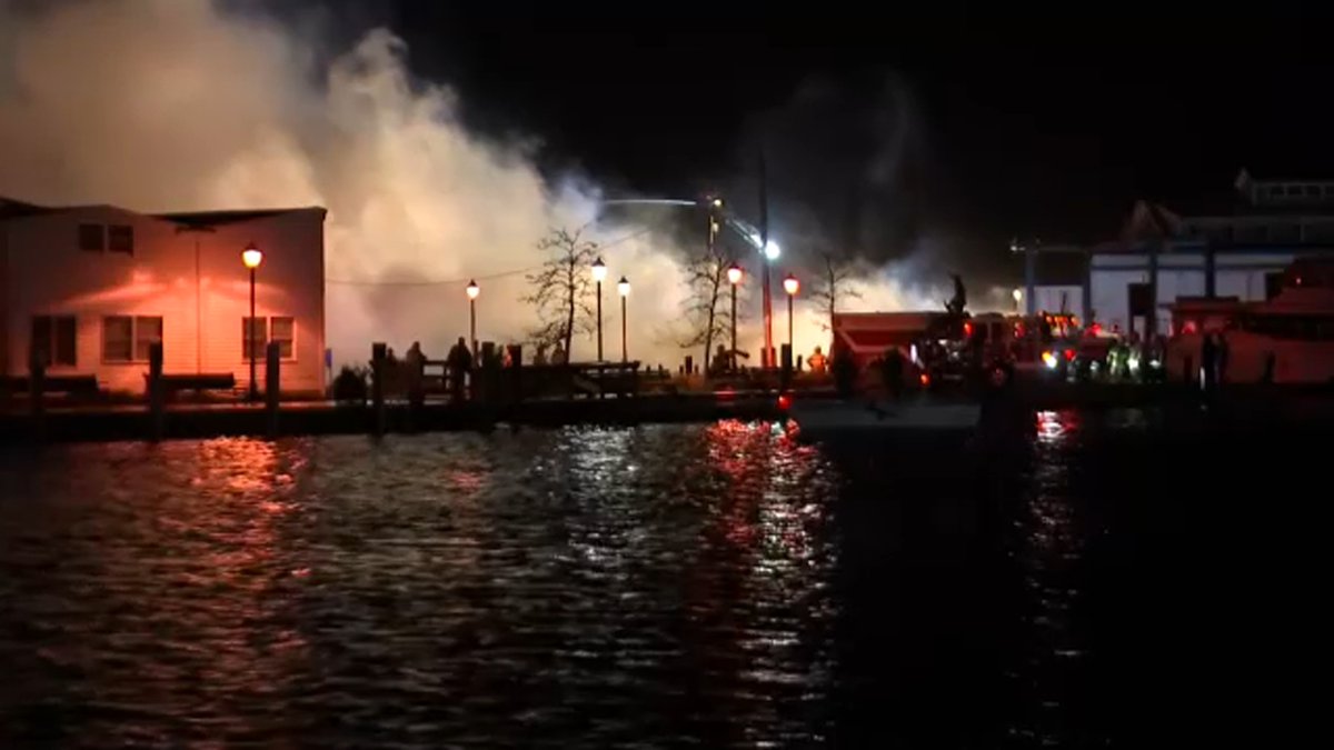 Eyewitness News on Twitter "Fire tears through historic Mystic