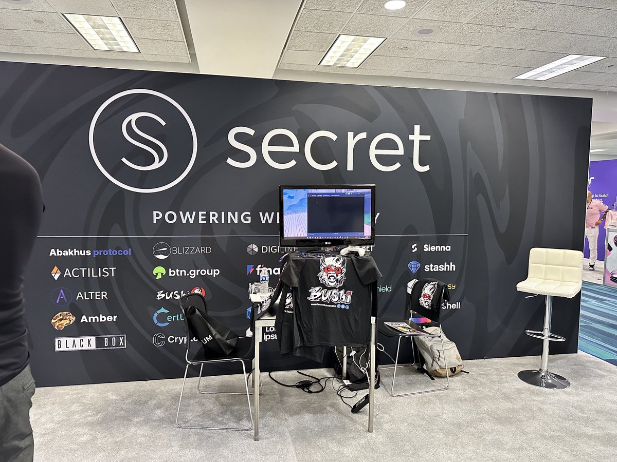 SecretNetwork's tweet photo. Day 1 of @DCentralCon is winding down 🌇

We've seen familiar faces, and met new people, all of whom believe in our mission to normalize privacy in Web3. Want to get involved with Secret? Become a #SCRTAgent today: https://t.co/V4LotaFxie

See you on Day 2!

$SCRT #DCentralSCRT https://t.co/6OpLYjxKhA