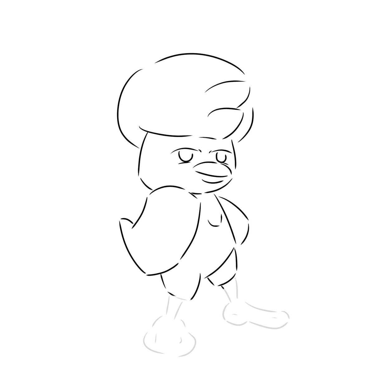 FaultyMuppet's tweet image. How the F••• do I draw duck feet....
...it's Quaxly.
