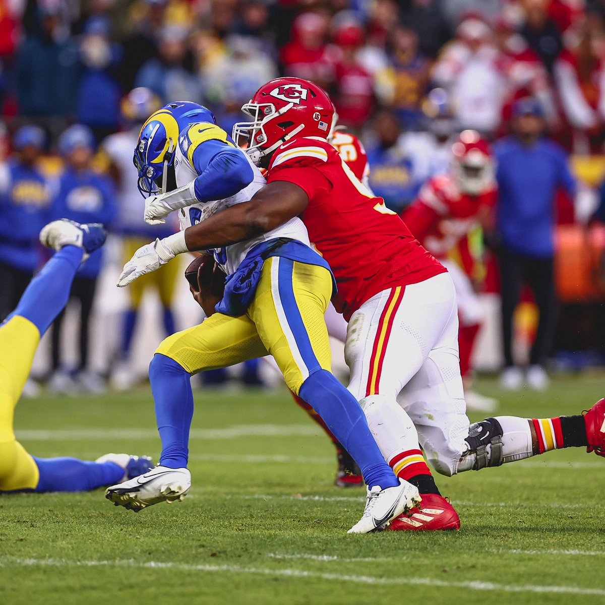 Chiefs's tweet photo. Nowhere to run 🫣 https://t.co/reXCMOBu6b