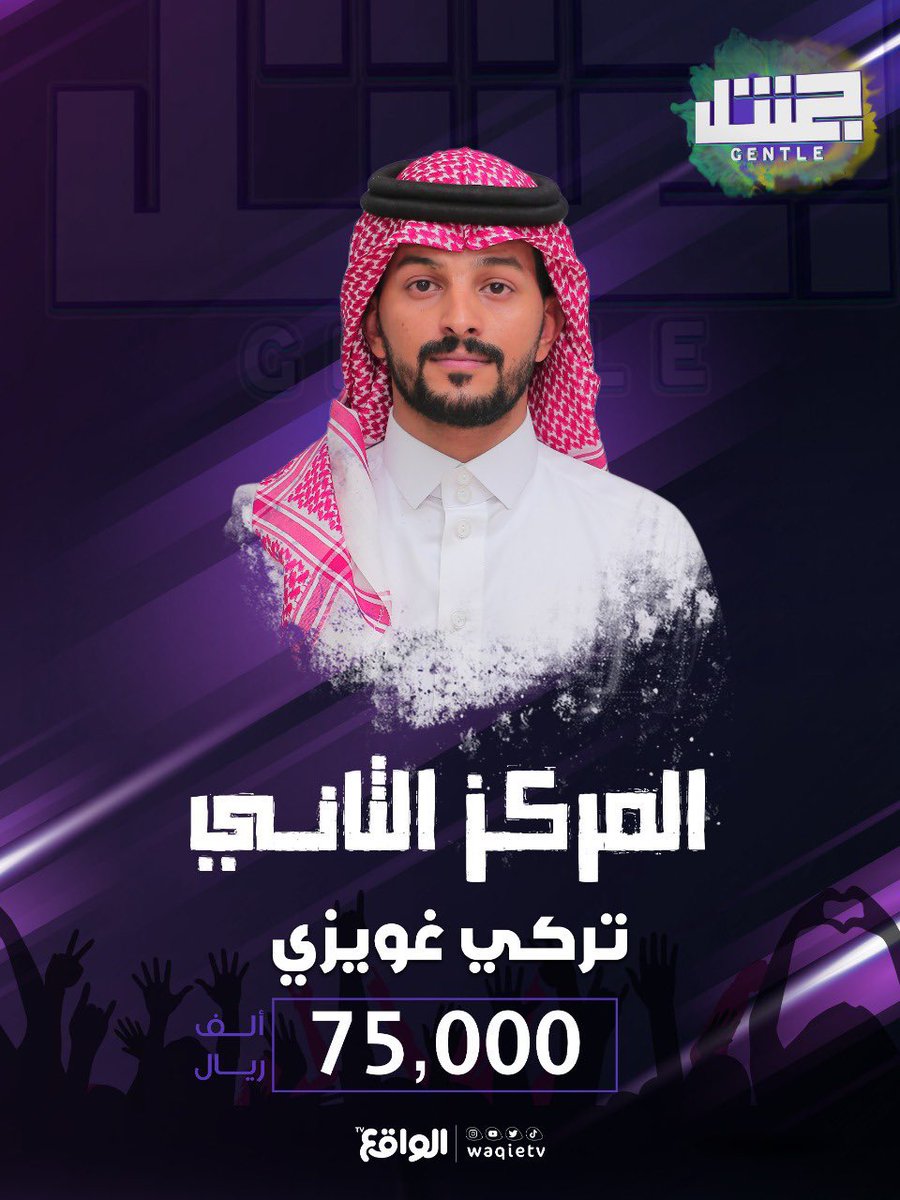 D2m_saad's tweet photo. الف مبروك حصول نجمكم المركز الثالث🥉 
@d3am_b 

الف مبروك حصول نجمكم المركز الثاني 🥈 @D3m_turky 

 #ختام_جنتل #سعد_الطويل https://t.co/8MsLS2u1gu