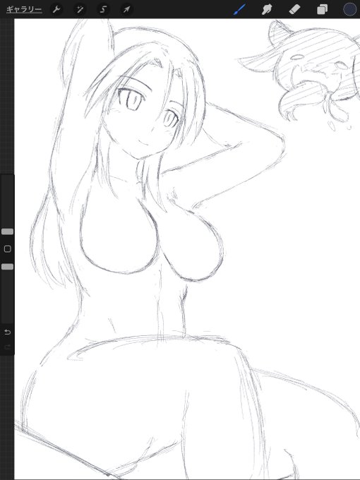 アタリ 兼 ラフ。

宮藤の正しい使い方。

線画にしていく。 https://t.co/A0tUDsVjOE 