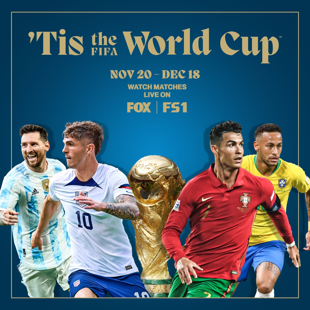 Who needs to go to Qatar for the FIFA World Cup 2022™ when you can catch every goal on FOX & FS1. Stream anywhere with the FREE Spectrum TV® App. bit.ly/worldcup-stream #FifaWorldCup2022 #WorldCupAction #2022WorldCupOnTheGo #SpectrumTVApp #Spectrum