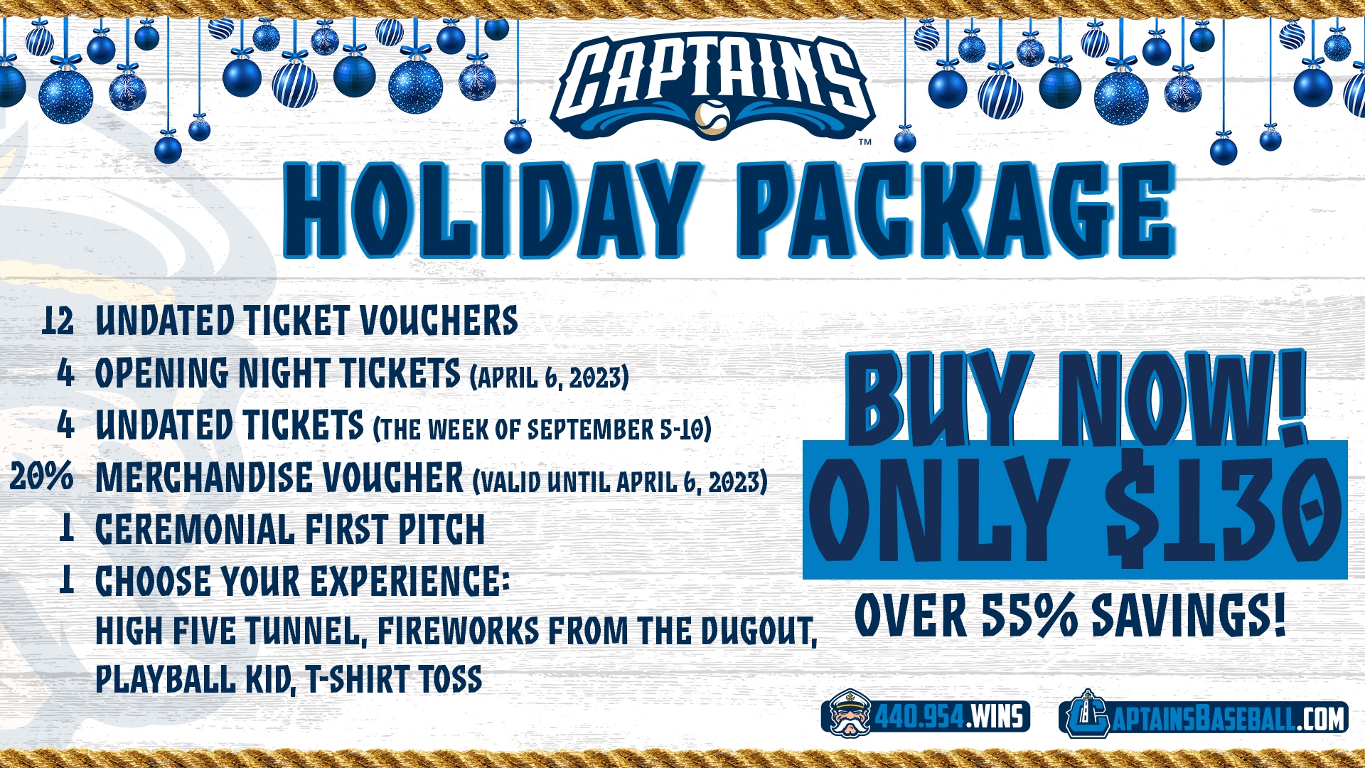 Lake County Captains on Twitter "The Holiday Package is here! Package