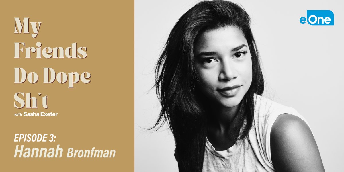 A new episode of My Friends Do Dope Sh*t drops tomorrow with @hbfit_ Founder @HannahBronfman! Hannah and @SashaExeter get candid about being Black and influential on social media, their love for all things wellness and fertility struggles. Subscribe now: bit.ly/3NRgBne