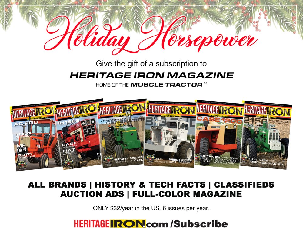 "I wish there was a way to know you were in the good old days before you actually left them."

Don't we all? At least Heritage Iron Magazine gives you the opportunity to RELIVE them. Give the gift of the "good old days" with a subscription. Sign up @ HeritageIron.com/Subscribe