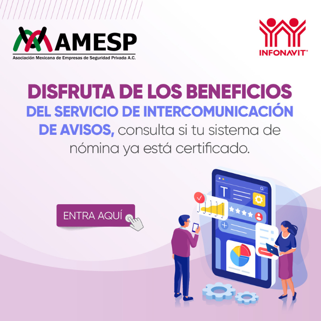 AMESP_oficial's tweet photo. #AMESPTips:

Conoce los programas:

"Beneficios del servicio de intercomunicación de avisos"

¿Ya te registraste en el portal empresarial?

Visita la página web del @Infonavit para obtener más información

#SoyAMESP #HablemosBienDeLaSeguridad #FuerzaAMESP #UnidosPorUnMéxicoSeguro https://t.co/R9AiTUM75E
