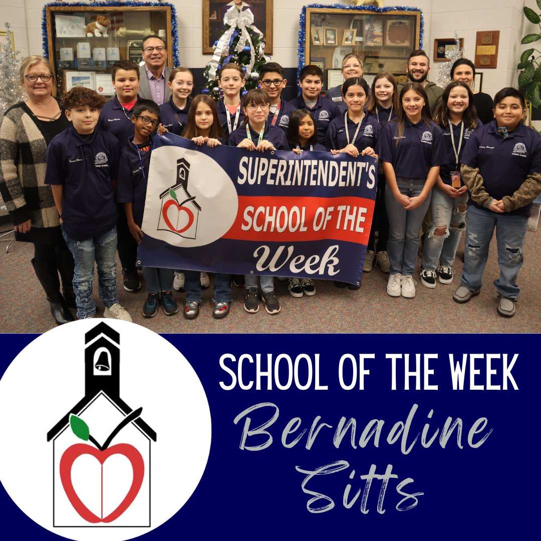 USD457's tweet photo. We are excited to announce that Bernadine Sitts Intermediate Center has been selected as this week's Superintendent's School of the Week! Look for more posts about the exciting things happening at Bernadine Sitts. https://t.co/iZkiGCawiS