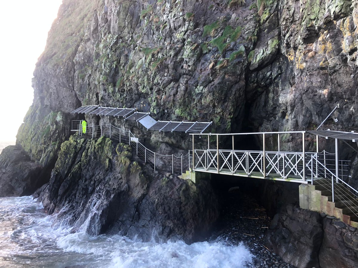 Gobbins Cliff Path, County Antrim. My #WalkForRagheed