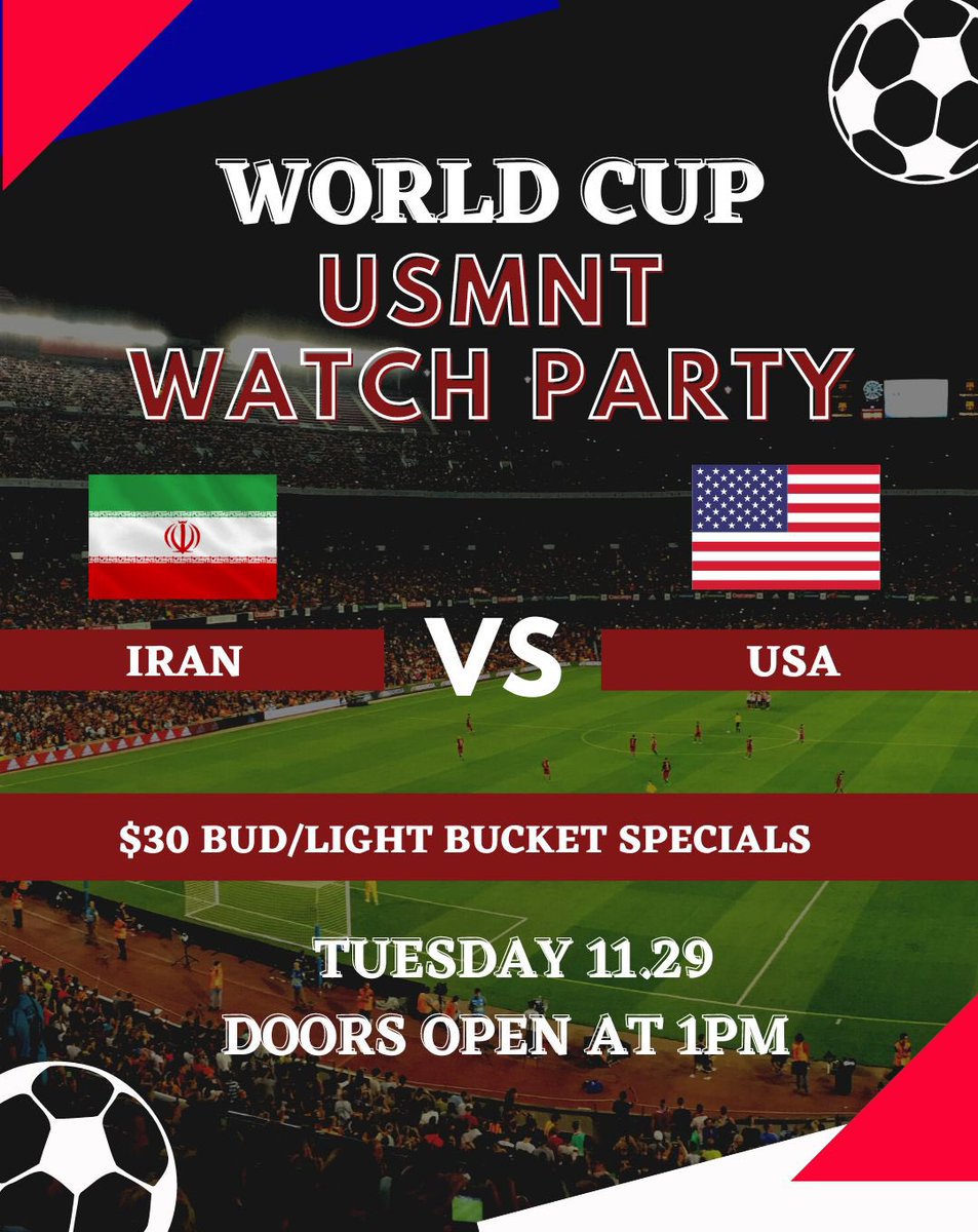 It’s win or go home time for <a href="/uswnt/">U.S. Women's National Soccer Team</a>! 
Join us tomorrow at 1pm for the big game. $30 buckets of <a href="/budweiser/">Budweiser</a> / <a href="/budlight/">Bud Light</a> for the game!
901 U Street NW
#ShawDC