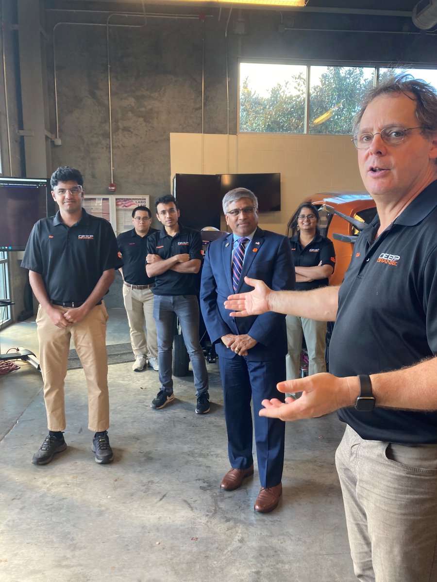 NSFDirector's tweet photo. From the Center for Emerging Technologies to the Deep Orange Project and VIPR-GS, my tour at @ClemsonUniv's @CU_ICAR takes a deeper look into how collaborations across industry, agencies and institutions can unlock bold, transformative approaches to STEM education training. https://t.co/ZoZob26kYQ
