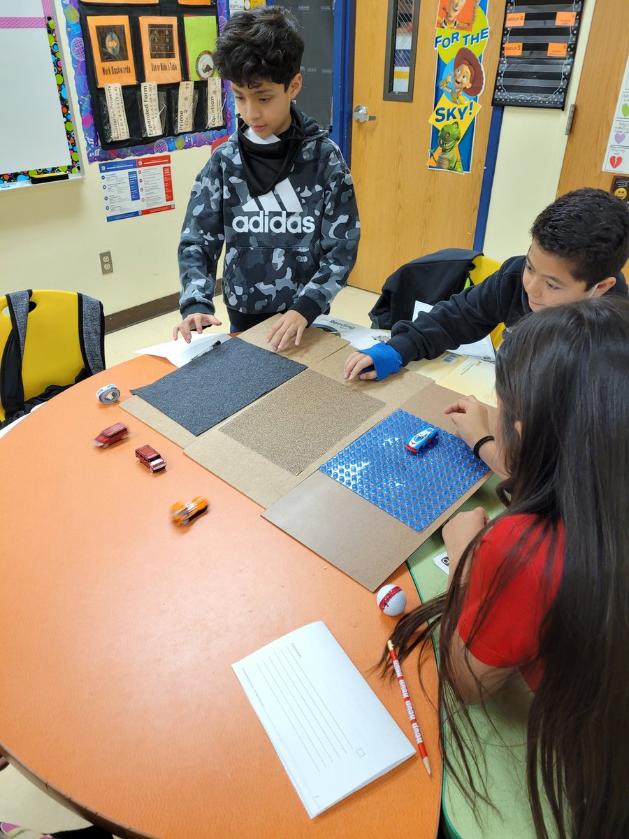 Skylashusha8's tweet photo. Testing force and motion with ramos and different surfaces😊 #FMEpride  #weareclintisd https://t.co/TS00l40AH1
