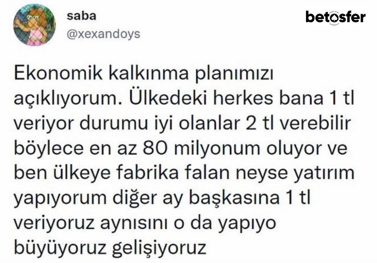 SAGLAM_____'s tweet photo. @xanthos_027 Ekonomik kurtuluş reçetesi,
Memleketimin çözümleri... https://t.co/AzG08kcBX1