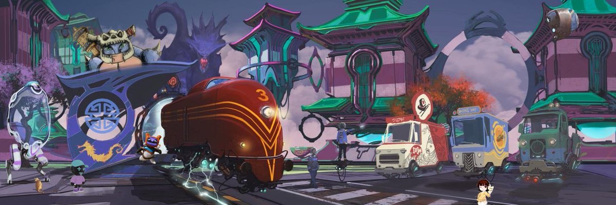 'Multiverso de Locomotoras' by <a href="/AleBurdisio/">Alejandro Burdisio</a> &amp; <a href="/blankstudioart/">Blank Studio◽️</a> mint is tommorow! Check my twitter background, locomotras are perfect for that!
Some of nfts I hold loved this multiverse so much, that they joined the party. I will drop 1 Alma Odyssey NFT to the first who name them!