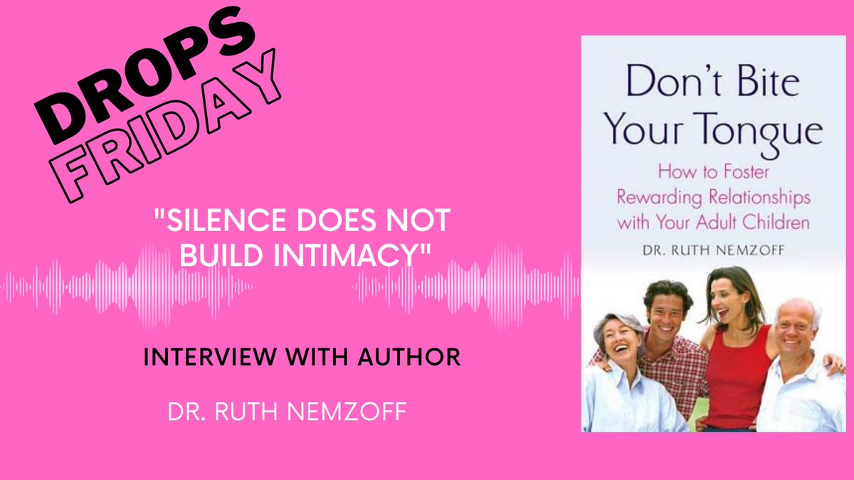 Bite Your Tongue (@biteyourtongue6) on Twitter photo Drops Friday! Interview with author <a href="/Ruthnemzoff/">Ruth Nemzoff</a>@RuthNemzoff @Ruthnemzoff author of the book "Don't Bite Your Tongue." We talk about when to bite your tongue, provide tools for bringing up the tough questions. Drops Friday! Interview with author <a href="/Ruthnemzoff/">Ruth Nemzoff</a>@RuthNemzoff @Ruthnemzoff author of the book "Don't Bite Your Tongue." We talk about when to bite your tongue, provide tools for bringing up the tough questions.