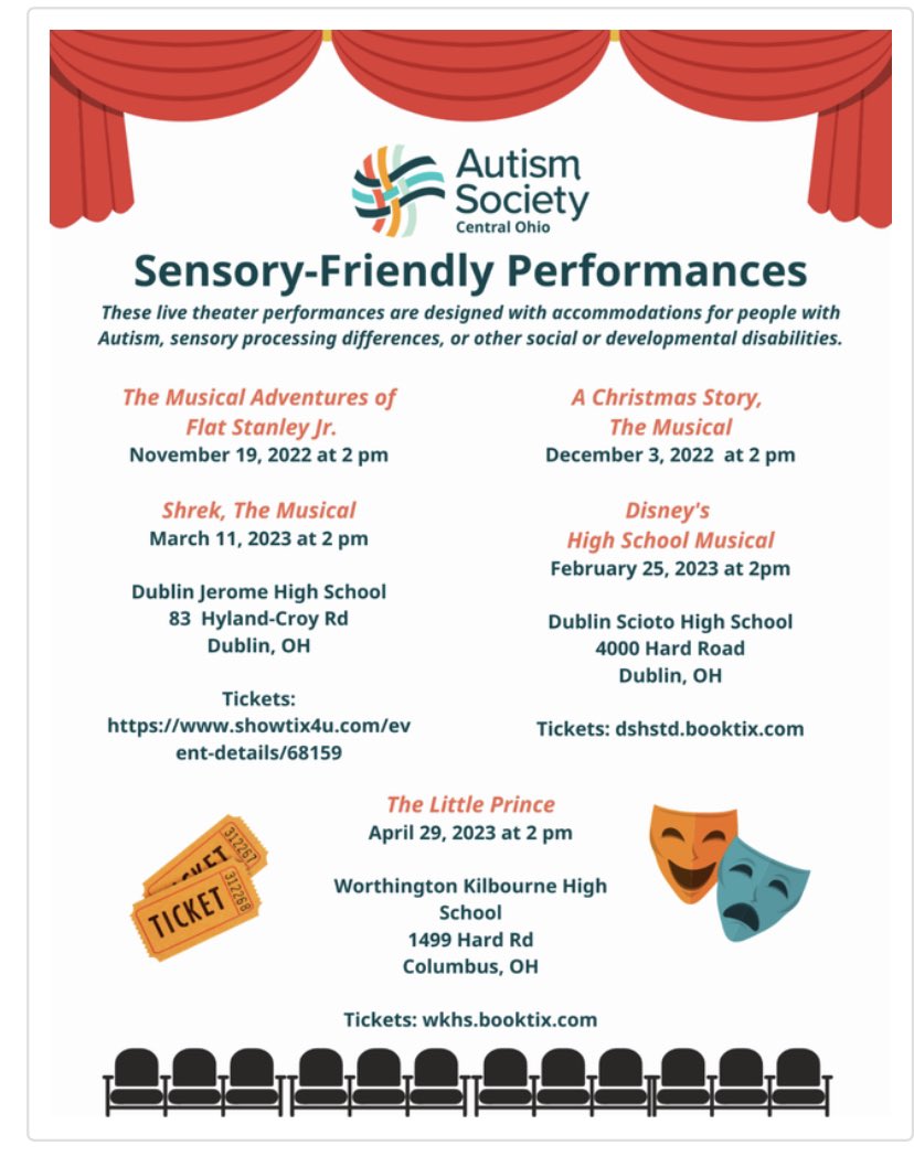 Check out these great local sensory-friendly performances!