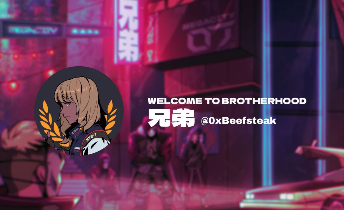 .<a href="/0xBeefsteak/">Beefsteak</a> has been inducted to the brotherhood. 

Welcome to the family 兄弟