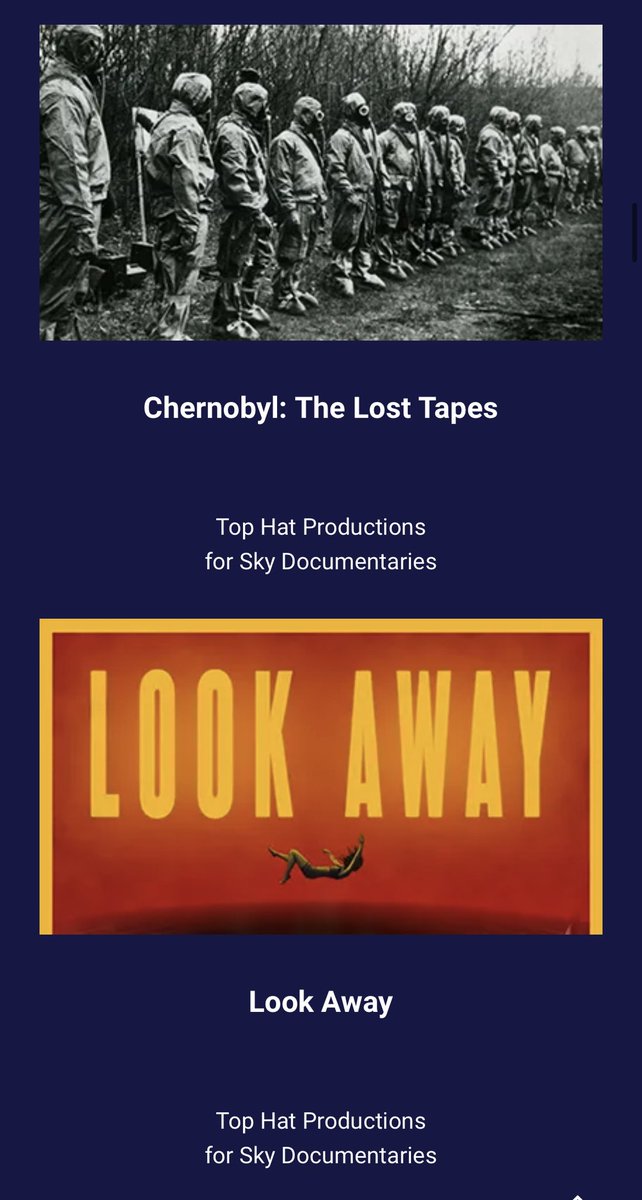 Congrats to <a href="/TV_TopHat/">Top Hat Productions</a> <a href="/jamesjonesfilm/">James Jones</a> (Chernobyl: The Lost Tapes) and Sophie Cunningham (Look Away) for their nominations in the <a href="/Broadcastnow/">Broadcastnow</a> awards. Both so deserved, only wish they didn’t have to compete against each other! 🥳