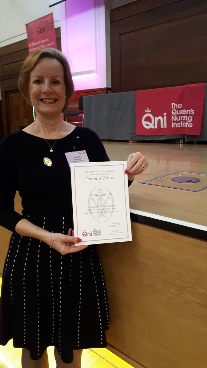 Very proud to say that I am now a Queens Nurse.  😊
<a href="/SchoolHealthC4H/">Connect for Health</a> <a href="/SAPHNAteam/">SAPHNA</a> @QNIawards2022