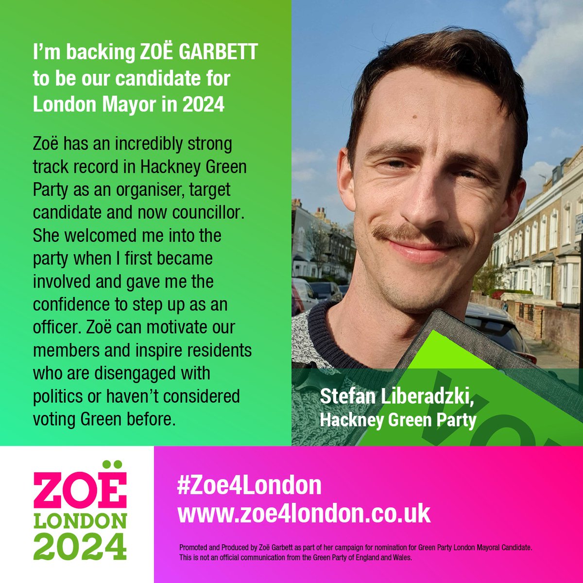 I'm excited to endorse @Zoe4Hackney as our next candidate for Mayor of London. She's got what it takes to win over voters across the city.
#Zoe4London