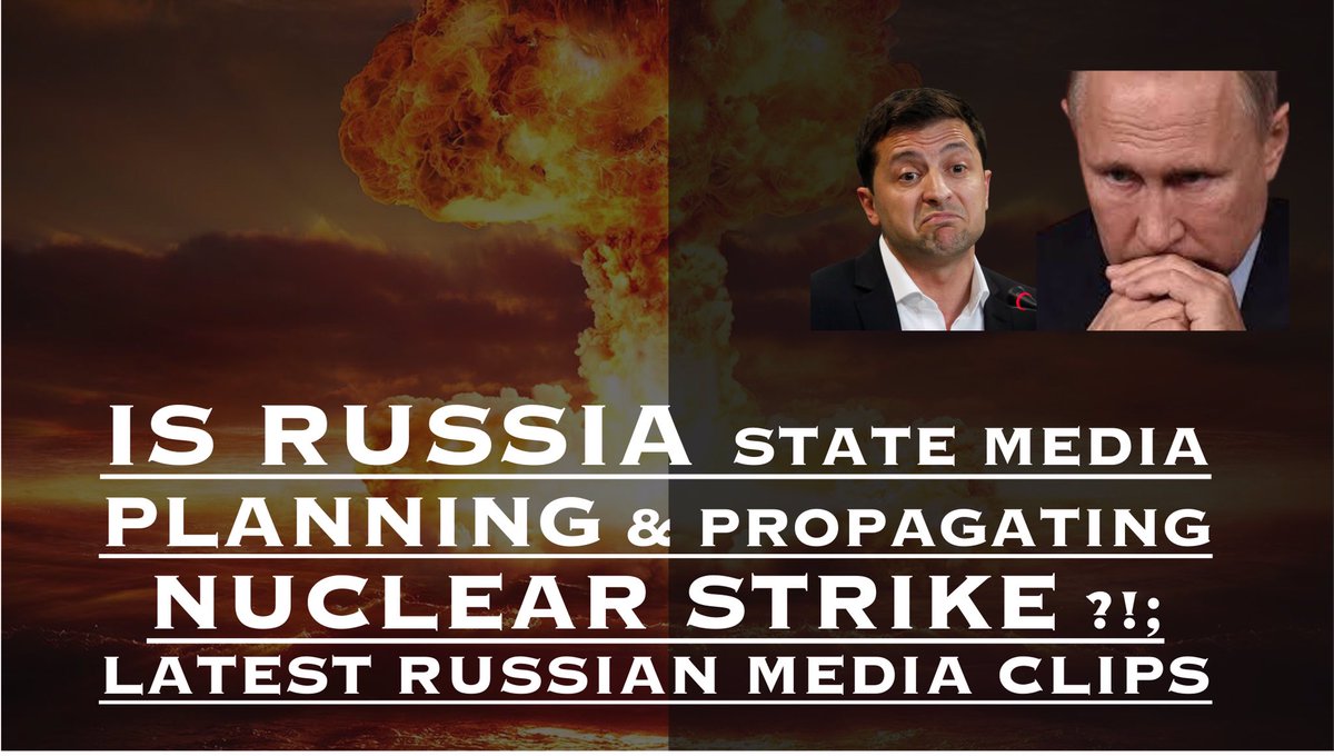 thebababuddha's tweet photo. IS RUSSIA STATE MEDIA PLANNING &amp; PROPAGATING NUCLEAR STRIKE; LATEST RUSSIAN MEDIA CLIPS?! WAR MAP
https://t.co/yJlK91mpVD https://t.co/qjEmUiH8pq