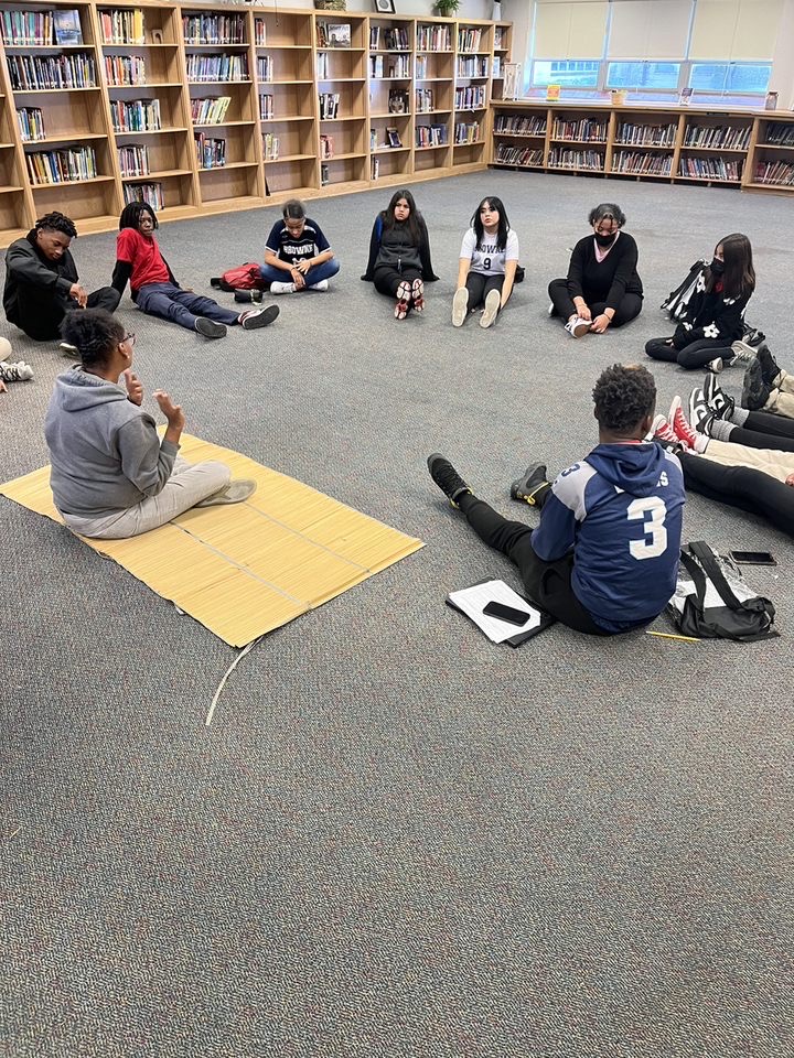 TWBrowneReads's tweet photo. T.W. Browne students celebrating Native American Heritage Month with folktales and traditional dance. #librarians #library #DallasISD #TWBrowne https://t.co/N5YdYX2zfR