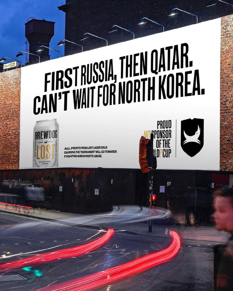 whywemade's tweet image. First russia, then Qatar. Can't wait for North Korea. 
@BrewDog you are awesome