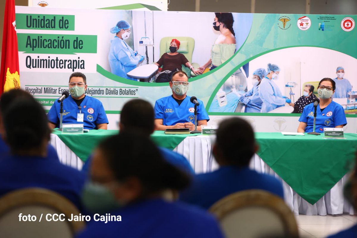 Nicaragua905's tweet photo. #LaRed905 || En el Hospital Militar #inauguraron una #nueva unidad de aplicaciones de #quimioterapia
👇👇👇
Ver: CCC/Jairo Cajina https://t.co/u4fYN7JfqG