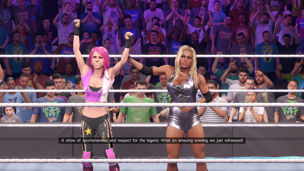 Becky with a victory over WWE Hall of Famer, Trish Stratus. #WWE2K22 #PS4share https://t.co/JAdSVsMQTg