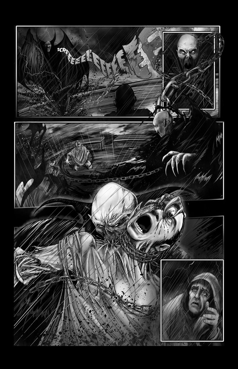 Check out this awesome artwork by <a href="/PeterGilmoreArt/">PeterGilmoreArt - CG King of Horror</a> for Jack The Ripper: Vampire Hunter Issue #2! There's only 37 days left to back the campaign! NO INDEMAND! We're headed towards 28k! #Comicsgate #horror #vampires #indiecomics 
💀 comicsavalon.com/products/jack2