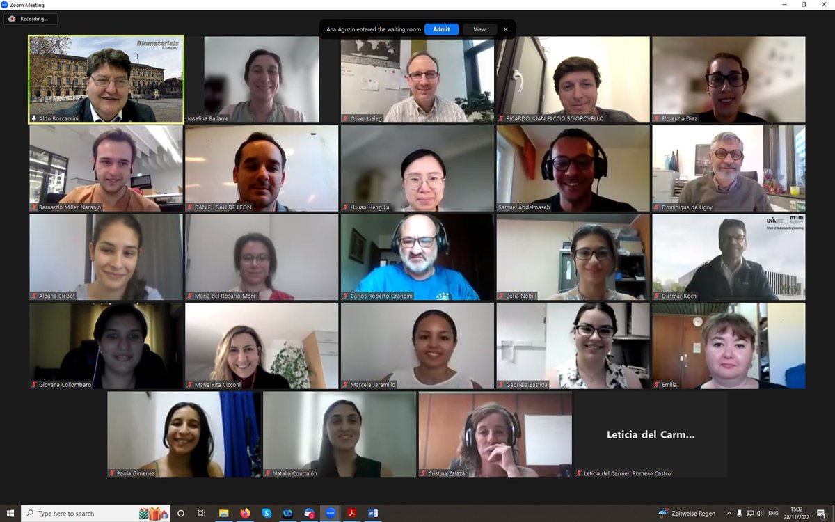 Flor Diaz (@flordiazvazq) on Twitter photo Had a great time participating in the 2nd PhD symposium organized by <a href="/AUGMoficial/">Asociación de Universidades Grupo Montevideo</a> and <a href="/BAYLAT_BAVIERA/">B Konto</a>, representing <a href="/Boccaccini_Lab/">Biomaterials_Erlangen</a> together with @HHLu_tw. Looking forward to many collaborations in the future! Had a great time participating in the 2nd PhD symposium organized by <a href="/AUGMoficial/">Asociación de Universidades Grupo Montevideo</a> and <a href="/BAYLAT_BAVIERA/">B Konto</a>, representing <a href="/Boccaccini_Lab/">Biomaterials_Erlangen</a> together with @HHLu_tw. Looking forward to many collaborations in the future!