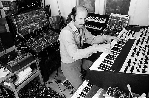Joe Zawinul at his Los Angeles home studio in 1977